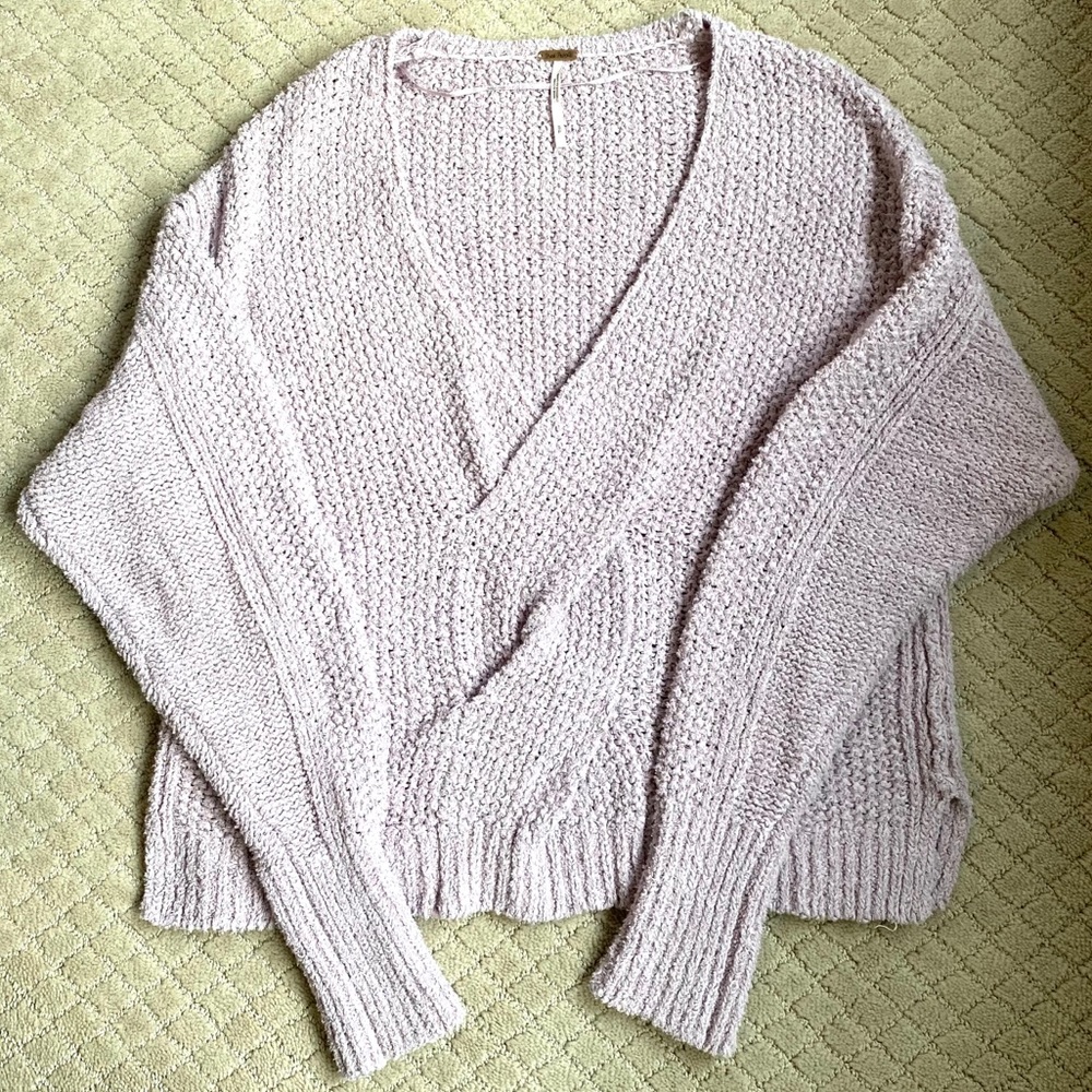 Free People Cropped Sweater